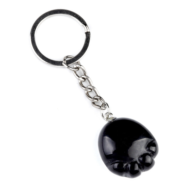 Cristal Porte Clef Patte-Ky1977