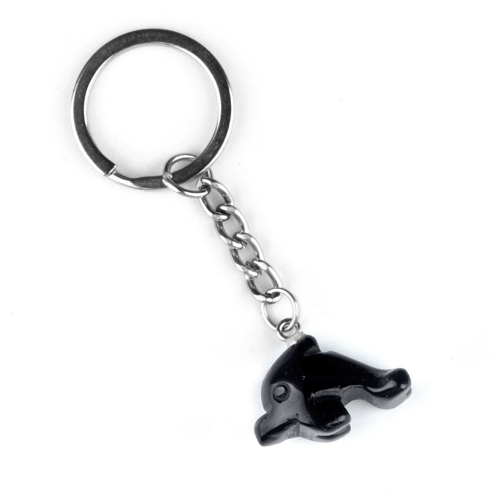 Crystal Dophins Keychains-Ky1949