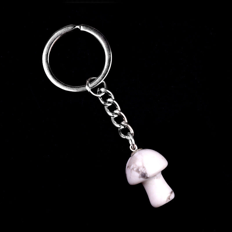 Cristal porte clef champignon-Ky1324