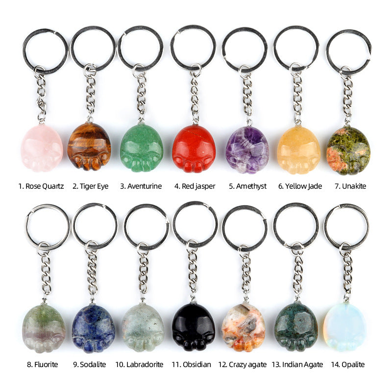 Cristal Porte Clef Patte-Ky1977