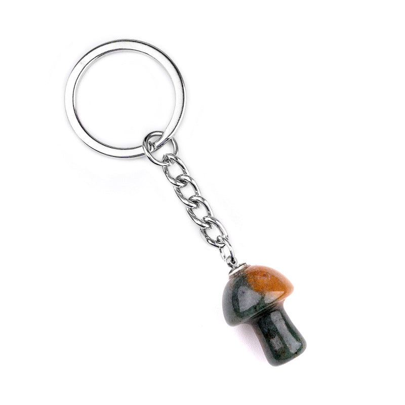 Cristal porte clef champignon-Ky1324