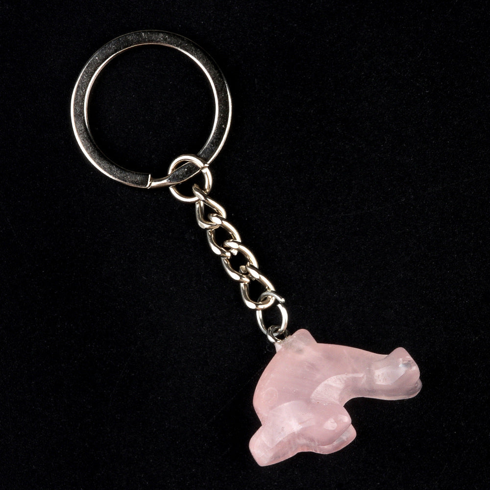 Crystal Dophins Keychains-Ky1949