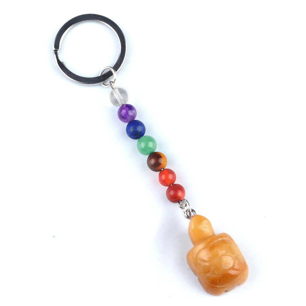 Crystal Keychains Turtle/ Cristal Porte Clef Tortue-Ky1955