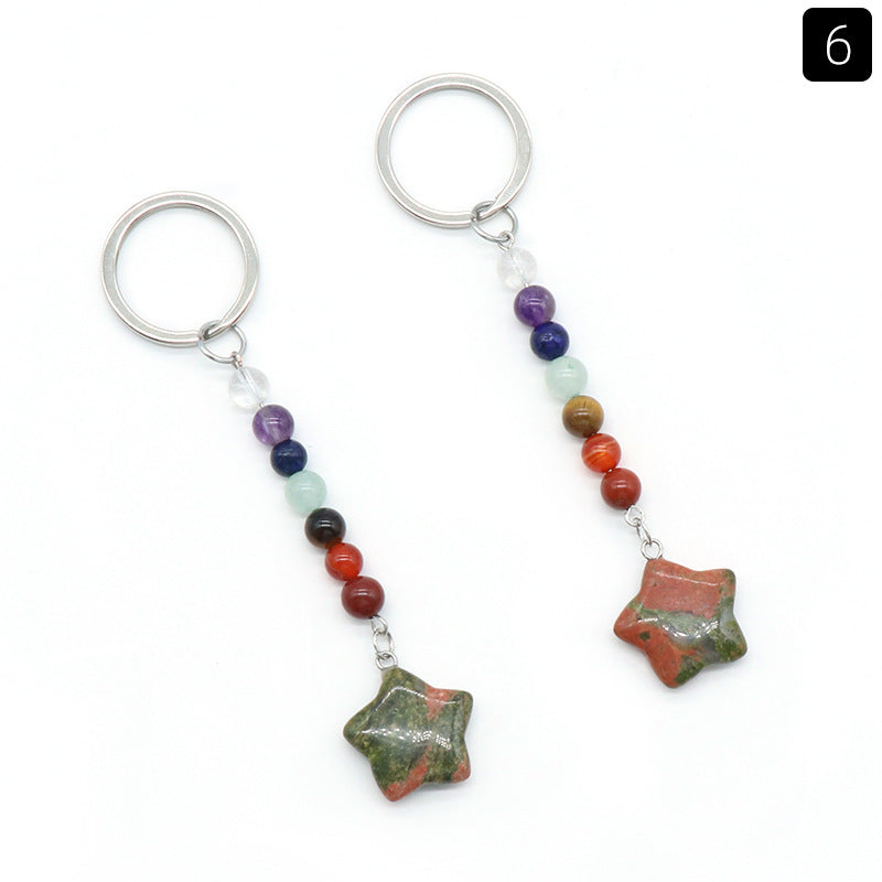 Cristal Porte Clef Etoile -Ky1472