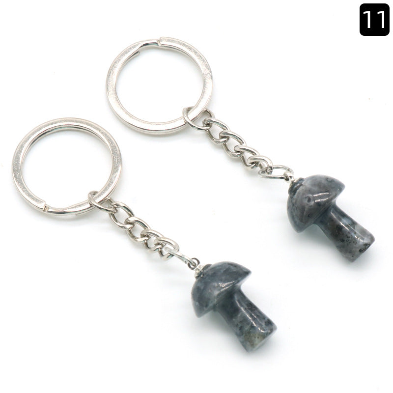 Cristal porte clef champignon-Ky1324