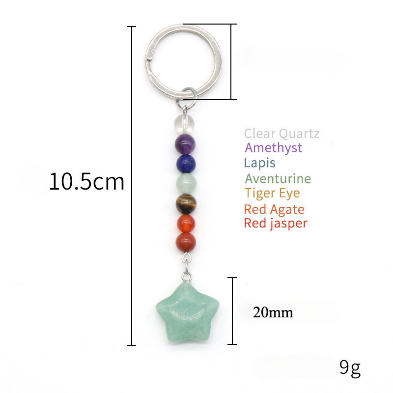 Cristal Porte Clef Etoile -Ky1472