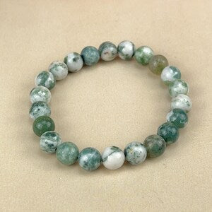 Tree Agate Crystal Bracelets Healing Crystal Crafts Gemstone Bracelet