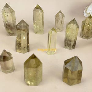 Natural Citrine Towers Healing Crystal Crafts Crystal Points