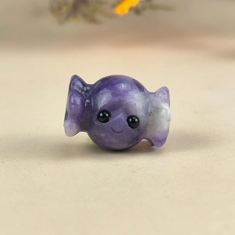 Crystal Candies Buddies Hedgehogs Healing Crystal Carving With Face