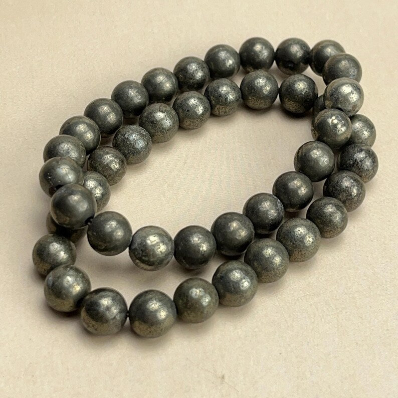 Natural Pyrite Crystal Bracelets Healing Crystal Crafts Gemstone Bracelet