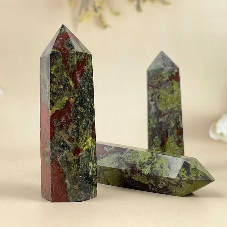 Natural Dragon Blood Towers Healing Crystal Crafts Crystal Points