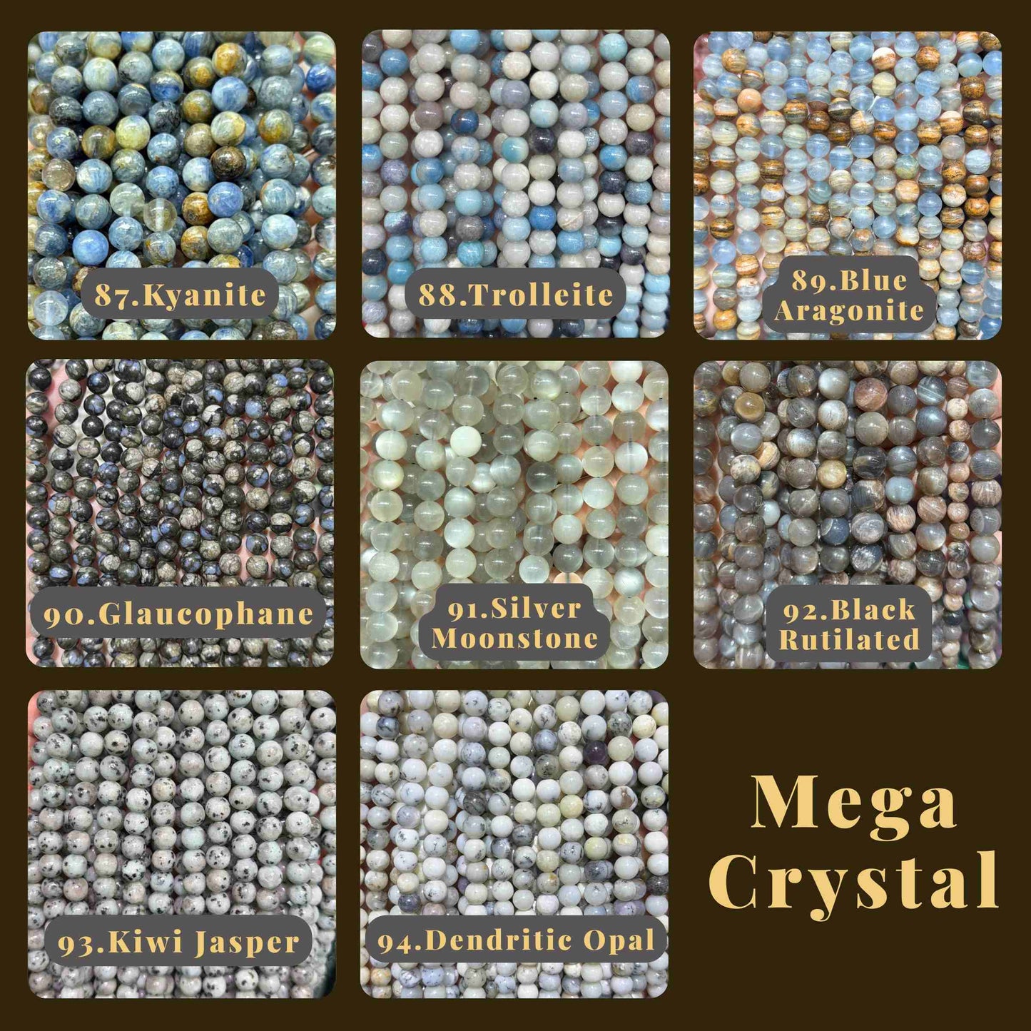 6MM Round Crystal Beads Collection