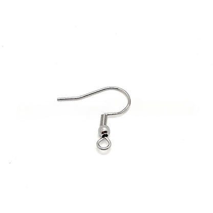 30pcs Crochets de Boucle D'Oreille Chirurgicaux Acier Inoxydable
