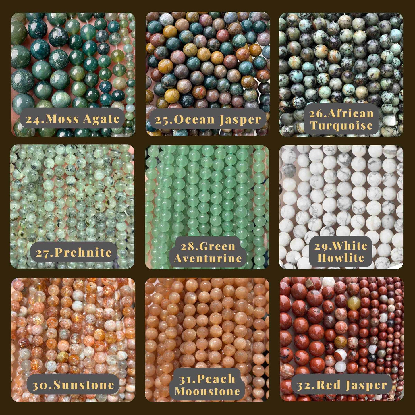 6MM Round Crystal Beads Collection