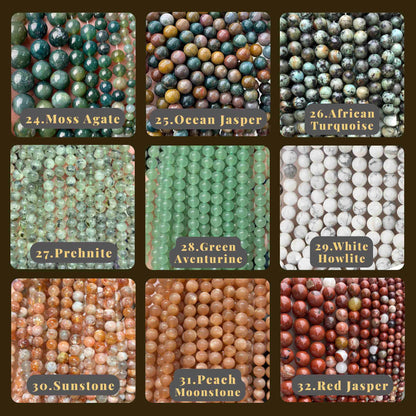 6MM Round Crystal Beads Collection