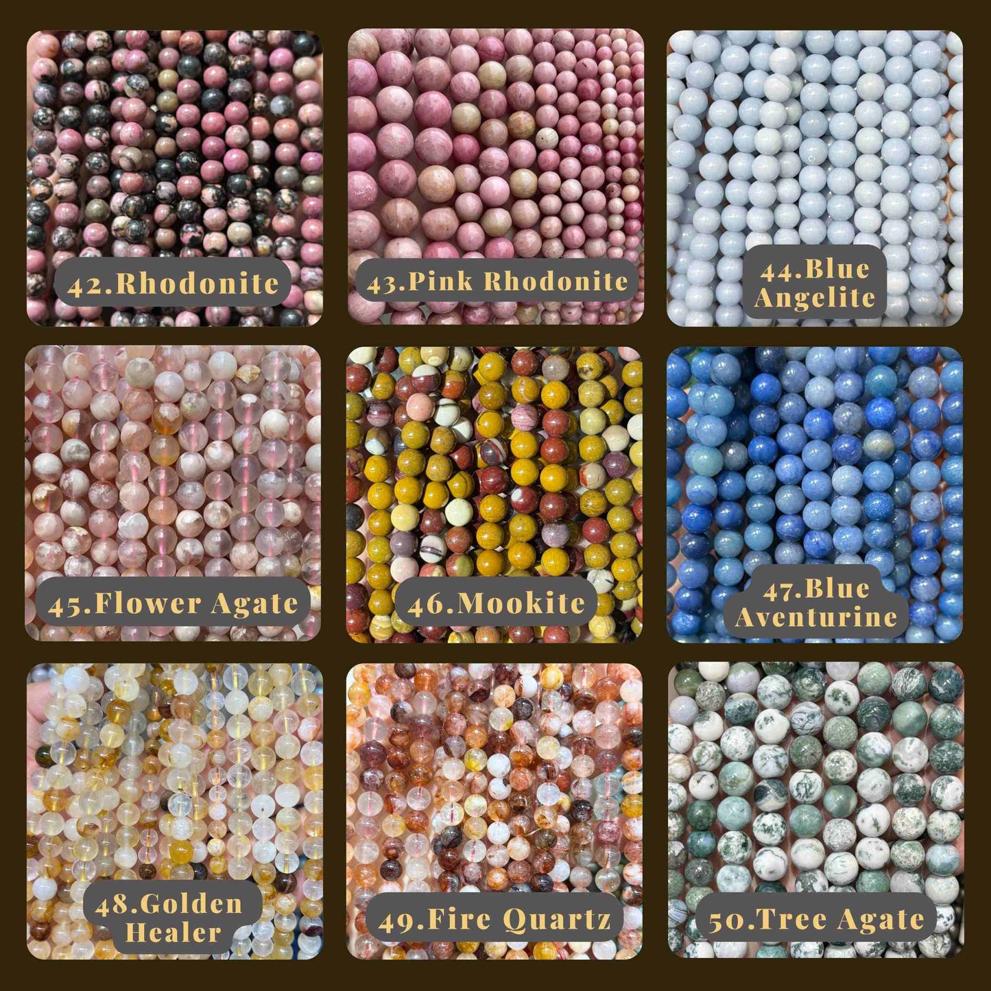 6MM Round Crystal Beads Collection
