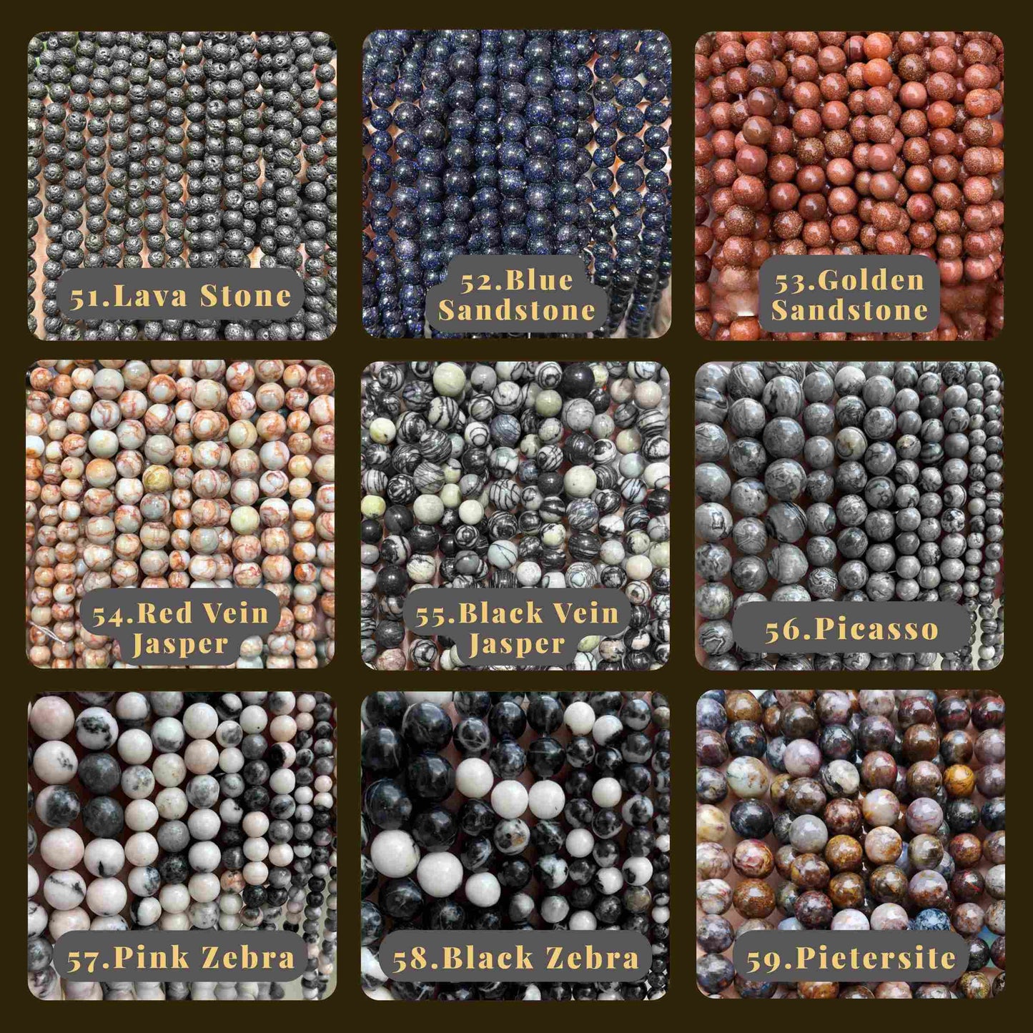 6MM Round Crystal Beads Collection