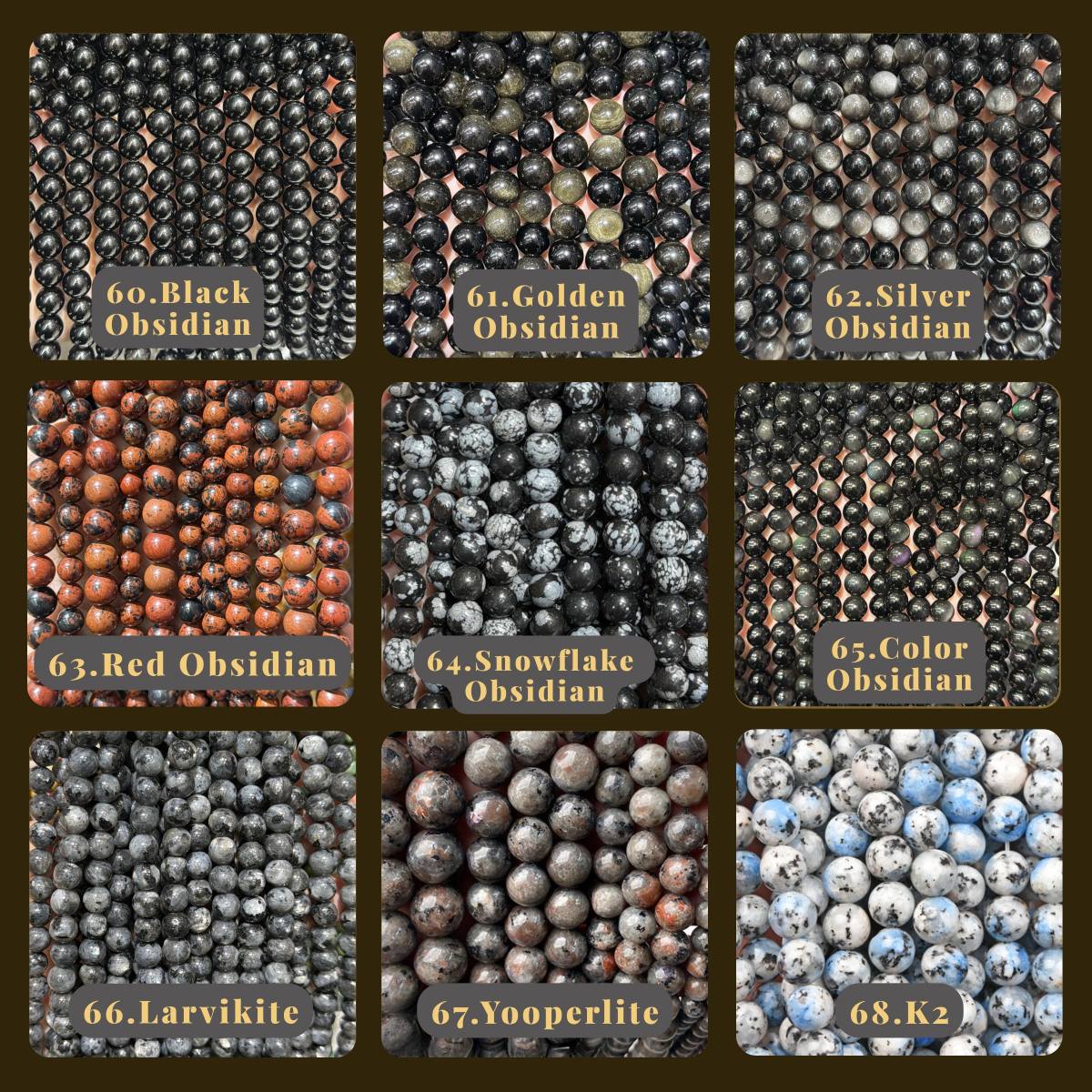 6MM Round Crystal Beads Collection