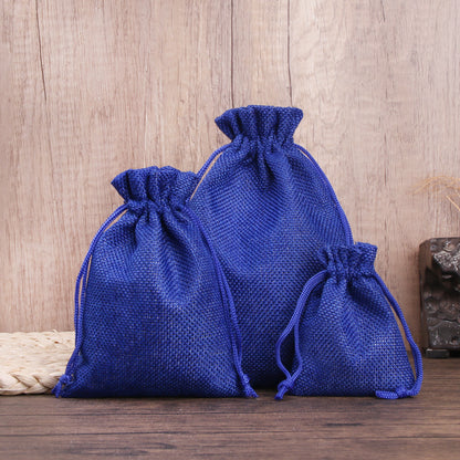 Sac en Tissu Petit Sac Cadeau Avec Cordon Serrage, Pochettes à Bijoux pour Cadeaux