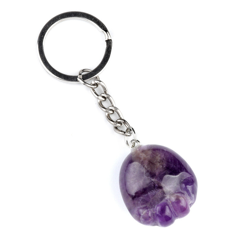 Cristal Porte Clef Patte-Ky1977