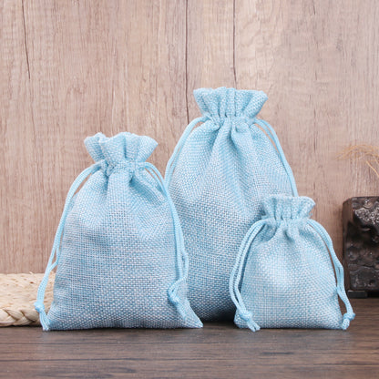 Sac en Tissu Petit Sac Cadeau Avec Cordon Serrage, Pochettes à Bijoux pour Cadeaux