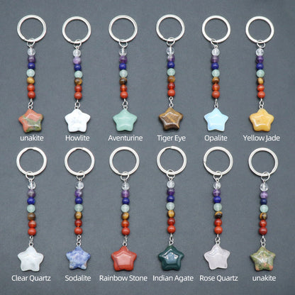 Cristal Porte Clef Etoile -Ky1472