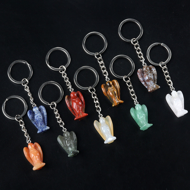 Cristal Porte Clef Ange-Ky1172