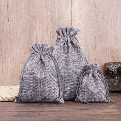 Sac en Tissu Petit Sac Cadeau Avec Cordon Serrage, Pochettes à Bijoux pour Cadeaux
