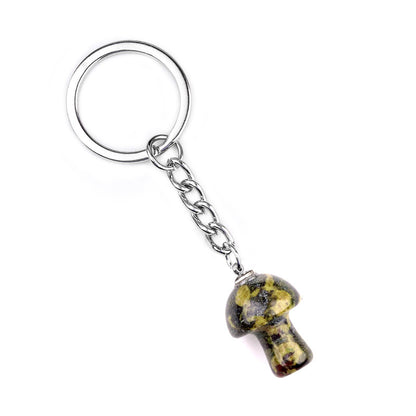 Cristal porte clef champignon-Ky1324
