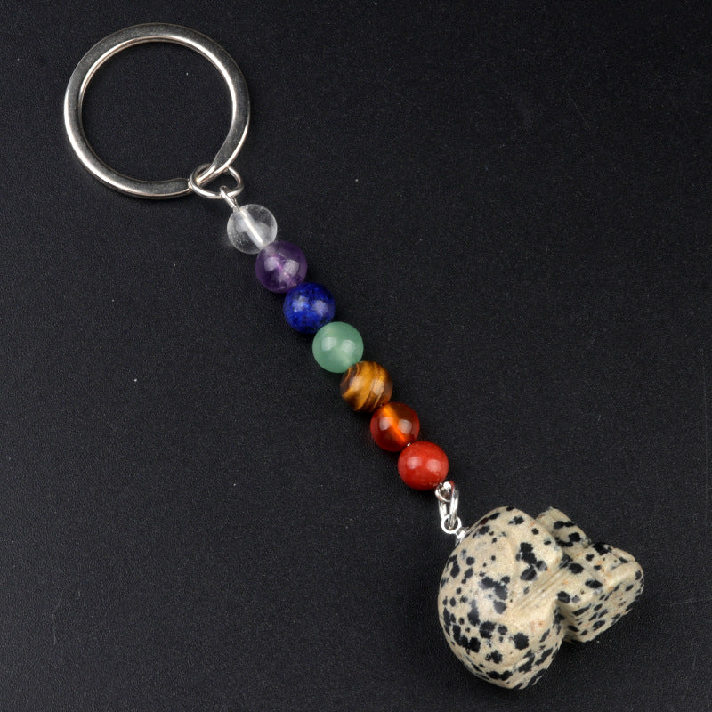 Cristal Porte Clef La crane de morte-Ky1470