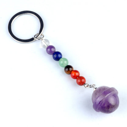 Cristal Porte Clef Planete-Ky1474