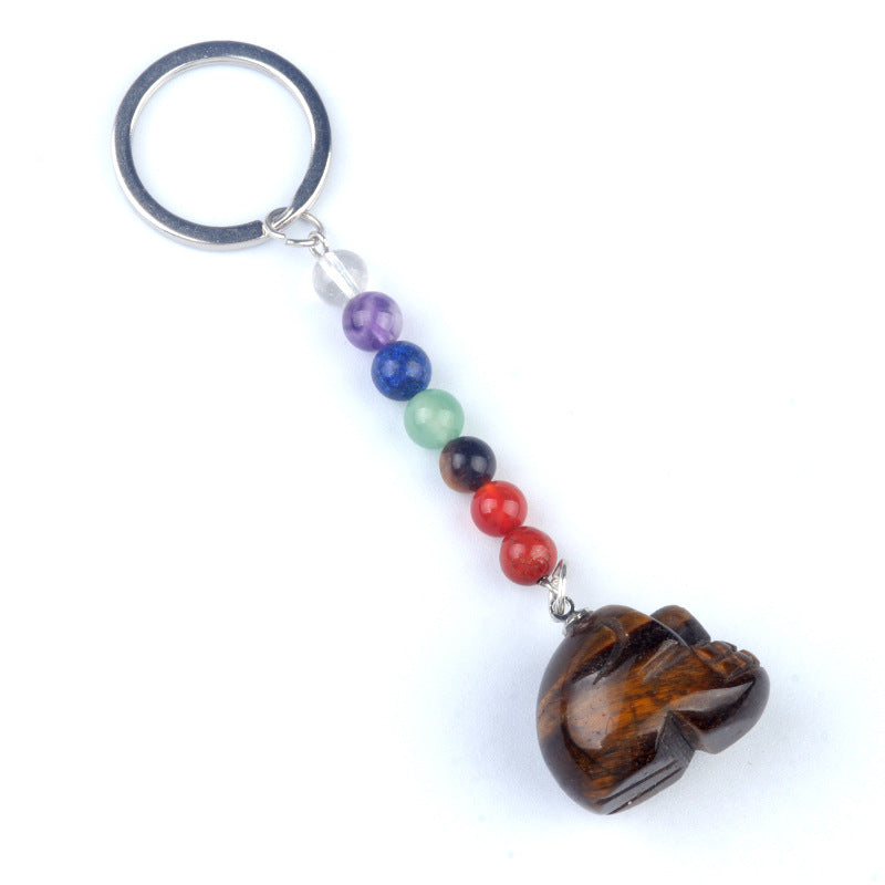 Cristal Porte Clef La crane de morte-Ky1470