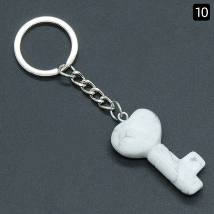 Cristal Porte Clef Coeur Clef-Ky1569