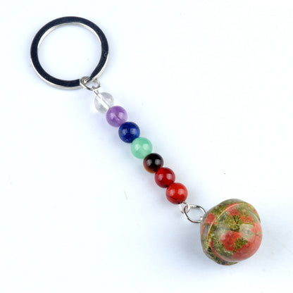 Cristal Porte Clef Planete-Ky1474