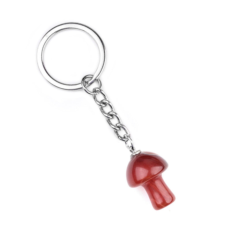 Cristal porte clef champignon-Ky1324