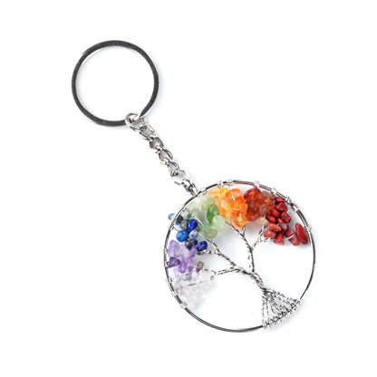 Cristal Porte Clef arbre de vie-Ky1101