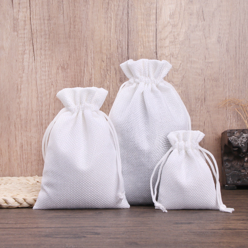 Sac en Tissu Petit Sac Cadeau Avec Cordon Serrage, Pochettes à Bijoux pour Cadeaux