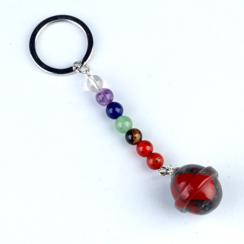 Cristal Porte Clef Planete-Ky1474