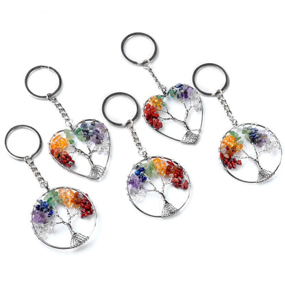 Cristal Porte Clef arbre de vie-Ky1101