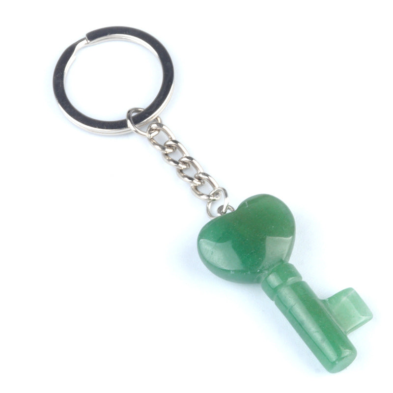 Cristal Porte Clef Coeur Clef-Ky1569