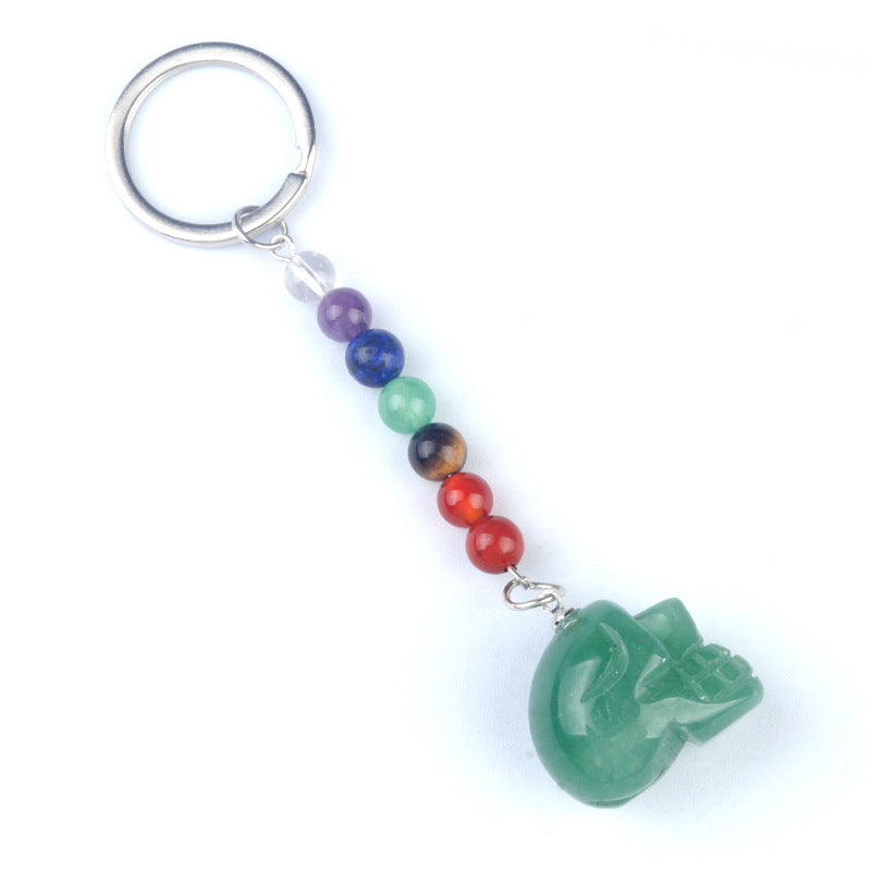 Cristal Porte Clef La crane de morte-Ky1470