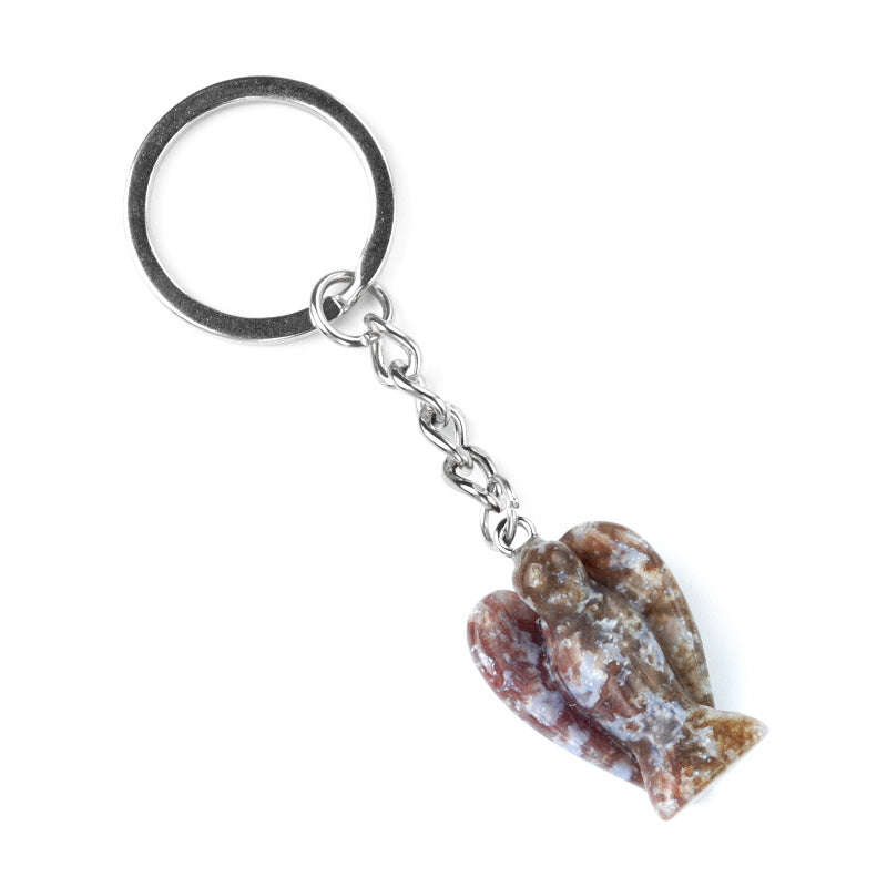 Cristal Porte Clef Ange-Ky1172