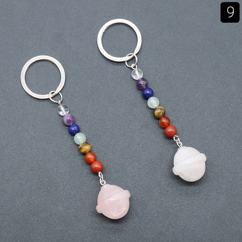 Cristal Porte Clef Planete-Ky1474