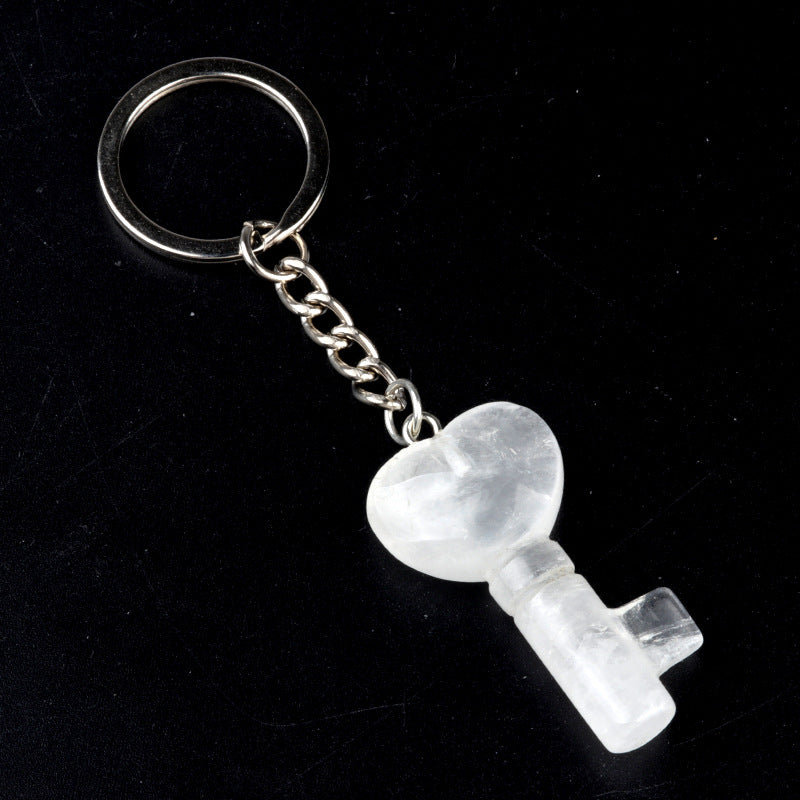 Cristal Porte Clef Coeur Clef-Ky1569