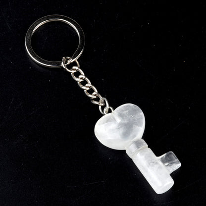 Cristal Porte Clef Coeur Clef-Ky1569