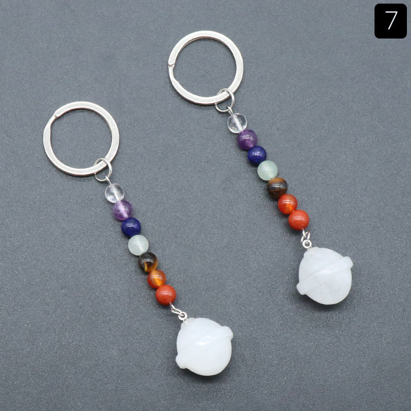 Cristal Porte Clef Planete-Ky1474