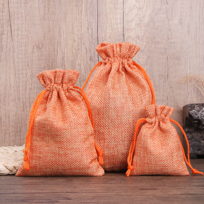 Sac en Tissu Petit Sac Cadeau Avec Cordon Serrage, Pochettes à Bijoux pour Cadeaux
