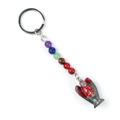 Cristal Porte Clef Ange 7 chakra -Ky1707