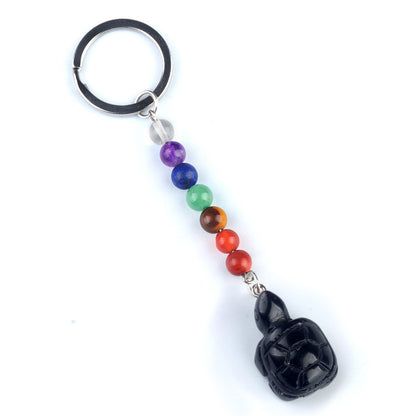 Crystal Keychains Turtle/ Cristal Porte Clef Tortue-Ky1955
