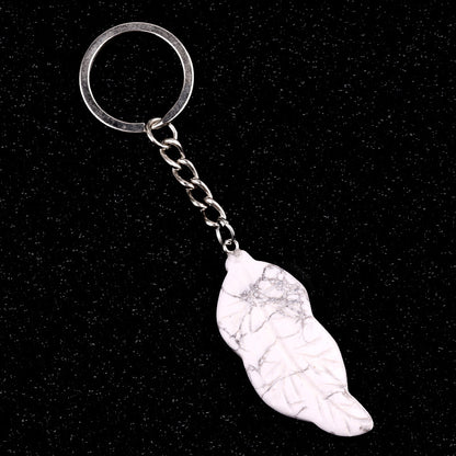 Cristal Porte Clef Feuille-Ky2073